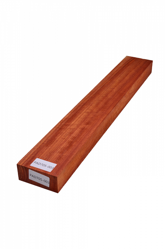 Hals Padouk, Rift, 755x110x53mm Einzelstück #003